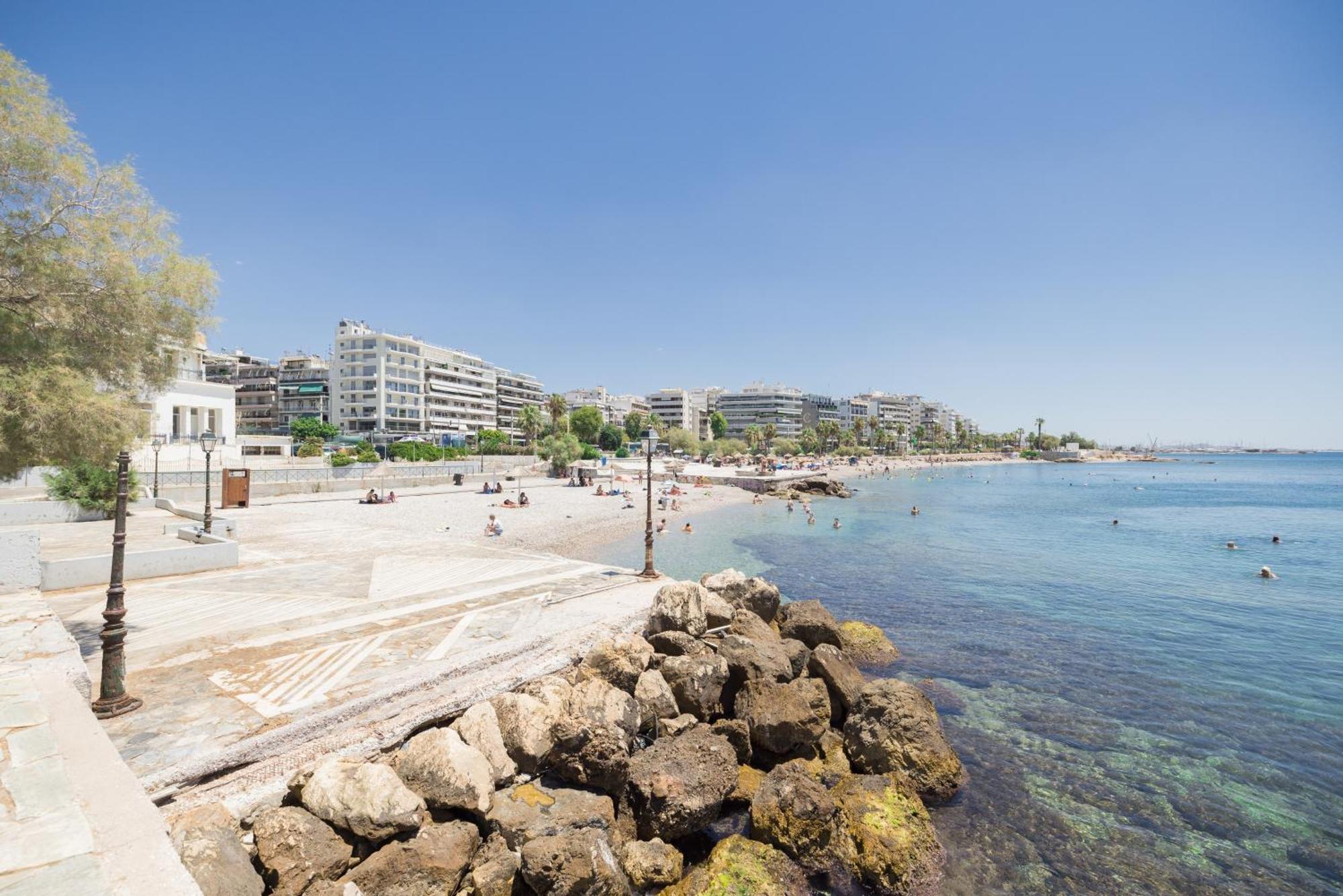 Athens Riviera, Seaview, Beachfront, Lux Apartment On Starbucks Building Екстериор снимка